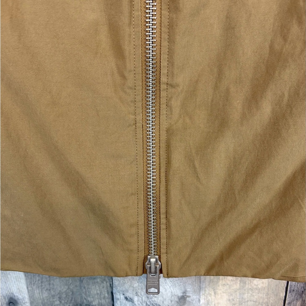 AllSaints Atik Cotton Blend Jacket in Sand Size Small. - Picture 6 of 14